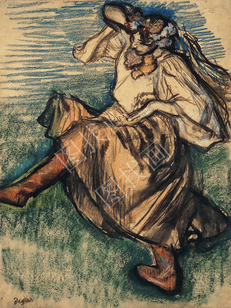 法国 德加 俄罗斯舞者 18x24cm