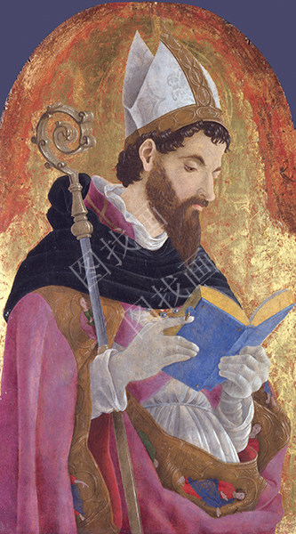 A Bishop Saint, perhaps Saint Augustine