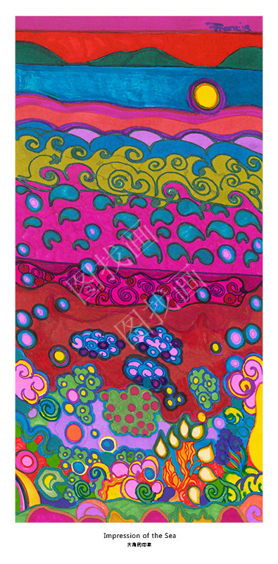 (86)博伟恩 装饰系列 大海的印象37X75CM