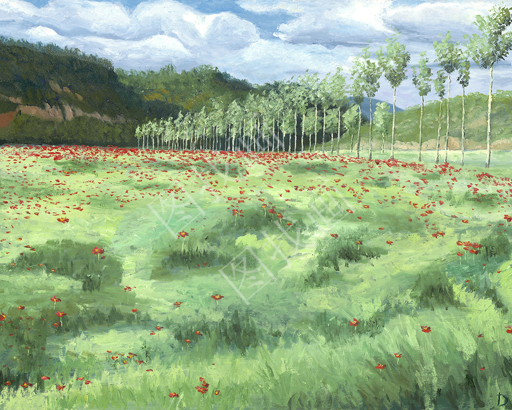 （2） 狄吉华 风景 50x40cm