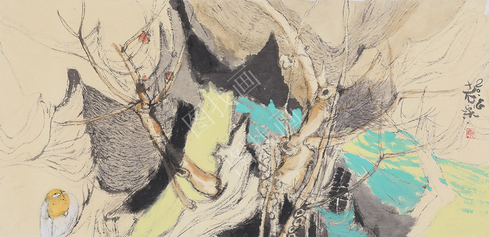 （40）付满乐 97x47cm