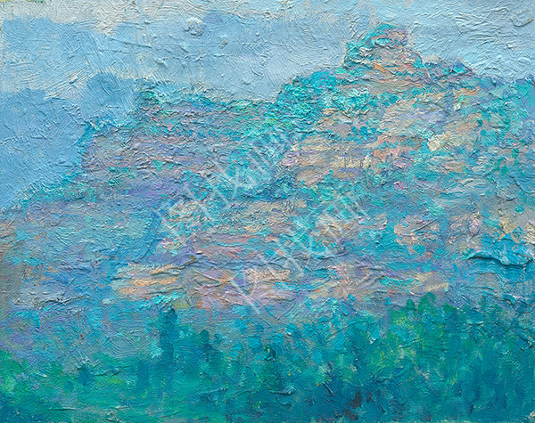 （53）马捷-风景油画30x24cm