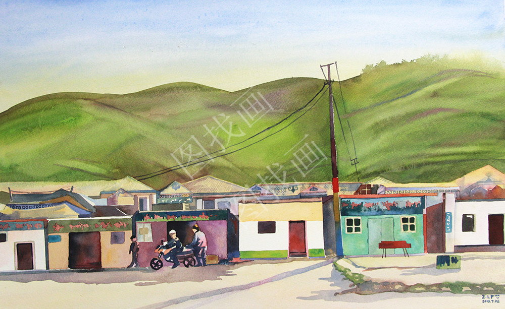 （20） 邹良平  关山牧场-173x106cm